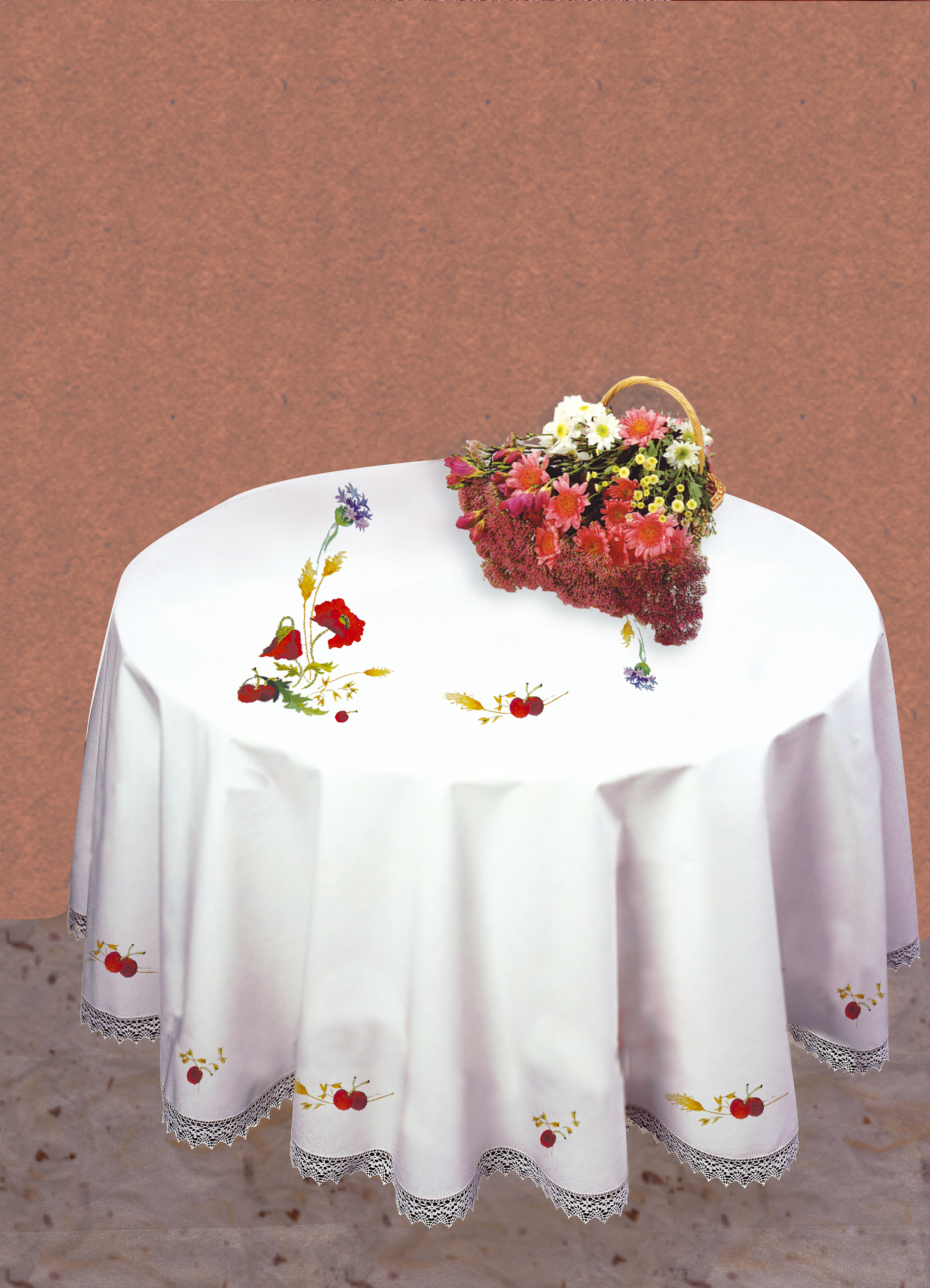 Nappe Rectangulaire Ivoire 175x300cm - Harmonie Florale